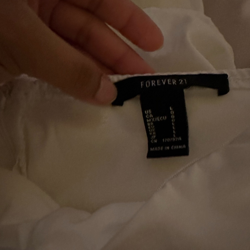 White Ruched Mini Dress - Picture 5 of 5